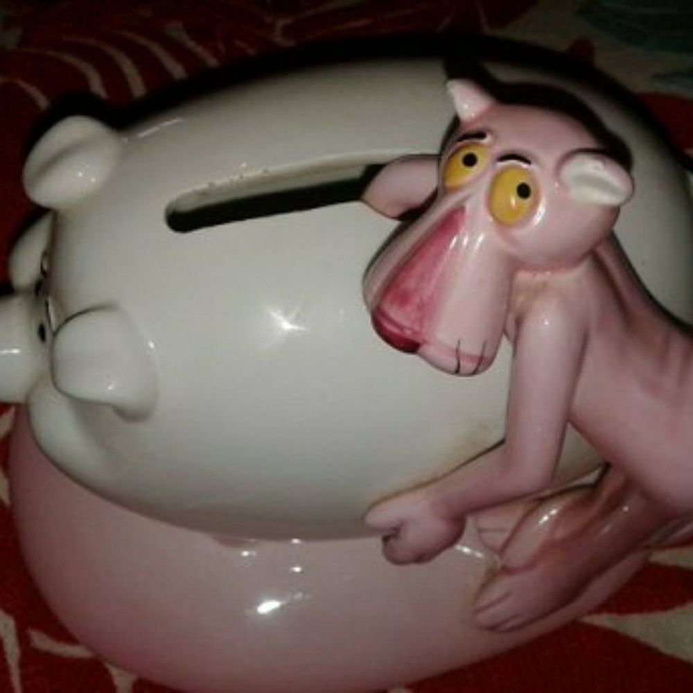 Royal Orleans 1981 United Pink Panther Piggy bank